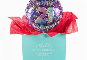 Overnight Birthday Gifts for Him 21st Birthday Balloon Gift Delivered Next Day