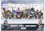 Overwatch Birthday Card C358 Large Personalised Birthday Card Custom Made for