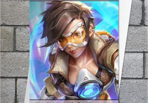Overwatch Birthday Card Overwatch Birthday Card Tracer Personalised Plus