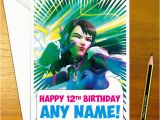 Overwatch Birthday Card Overwatch D Va Personalised Birthday Card Large A5 Hanzo