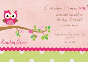 Owl Birthday Invitation Template Owl Birthday Invitations Free