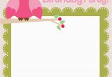 Owl Birthday Invitation Template Owl Birthday Party with Free Printables How to Nest for