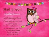Owl Birthday Invitations Girl Items Similar to Hot Pink Owl Birthday Invitation Fall