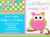 Owl Birthday Party Invites Birthday Party Invitations Girls Owl Birthday Party