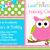 Owl Birthday Party Invites Birthday Party Invitations Girls Owl Birthday Party