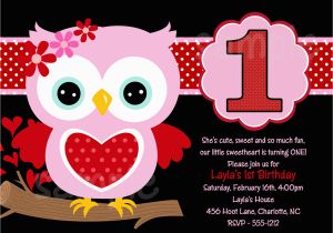 Owl Birthday Party Invites Owl 1st Birthday Invitations Ideas Bagvania Free