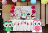 Owl themed Birthday Decorations Owl Birthday Quot Aria Gabrielle 39 S Owl Party Quot Catch My Party