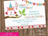 Owl themed Birthday Invitations Cute Owl themed Birthday Party Invitation 1 00 Each with