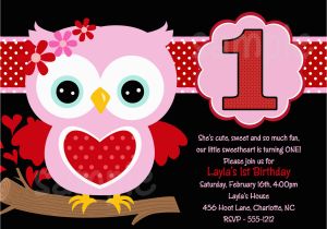 Owl themed Birthday Invitations Owl 1st Birthday Invitations Ideas Bagvania Free