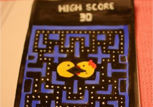 Pac Man Birthday Card Doo Dah Happy 30th Jeff Handmade Pac Man Birthday Card