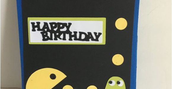 Pac Man Birthday Card Pac Man Birthday Card From Luv2scraptreasures On Etsy Studio