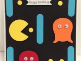 Pac Man Birthday Card Pac Man Punch Art Stampin Up Birthday Card Kit 5 Cards