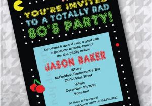 Pac Man Birthday Invitations 174 Best Images About Disco Party Ideas On Pinterest