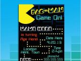 Pac Man Birthday Invitations 57 Best Pacman Party Images On Pinterest Birthdays 80s