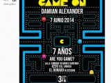 Pac Man Birthday Invitations Pacman Invitation Boys Party Pacman Pinterest