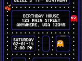 Pac Man Birthday Invitations Pacman Party Invitations Google Search Party Ideas