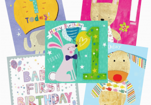 Packs Of Birthday Cards Baby S 1st Birthday Card Multi Pack 5 Cards Per Pack