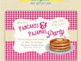 Pancake and Pajama Birthday Party Invitations Pancake and Pajama Birthday Party Invitations Home Party