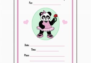 Panda Birthday Card Template Panda Birthday Invitations Ideas Bagvania Free Printable