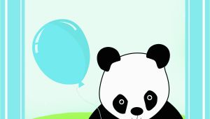 Panda Birthday Card Template Printable 1st Birthday Cards Birthday Party Ideas for Kids