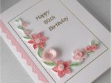 Paper Birthday Cards Online Handmade 80th Birthday Card Paper Quilling Can Be for Any