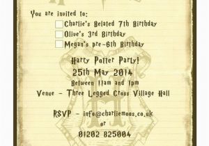 Papyrus Birthday Invitations Harry Potter Invitation Template Accurate 9 Invitations
