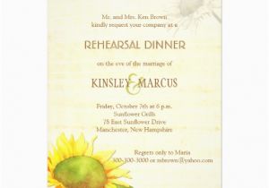 Papyrus Birthday Invitations Sunflowers Papyrus Print Rehearsal Dinner Invite 5 Quot X 7