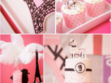 Paris themed Birthday Decorations Kara 39 S Party Ideas Poodle In Paris French Girl Pink 1st