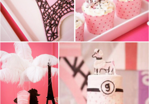 Paris themed Birthday Party Decorations Kara 39 S Party Ideas Poodle In Paris French Girl Pink 1st