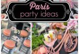 Paris themed Birthday Party Decorations southern Blue Celebrations Paris Party