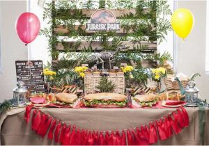 Park Birthday Party Decorations Kara 39 S Party Ideas Jurassic Park Birthday Party