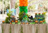 Park Birthday Party Decorations Kara 39 S Party Ideas Jurassic Park Dinosaur Boy Birthday