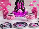 Parties for 16th Birthday Girl 16th Birthday Party Supplies Sweet 16 Party Ideas