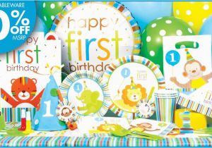 Party City 1st Birthday Decorations 88 Birthday Party Supplies for Boys 50 Awesome Boys