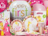 Party City 1st Birthday Decorations Girls Party Supplies Best Baby Decoration