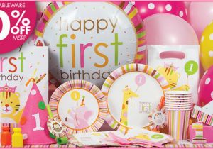 Party City 1st Birthday Decorations Girls Party Supplies Best Baby Decoration