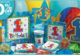 Party City 1st Birthday Decorations Pin One Derful Boys 1st Birthday Party Supplies City Cake