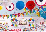 Party City Decorations for Birthday Party Rainbow Balloon Bash Birthday Party Supplies Balloon