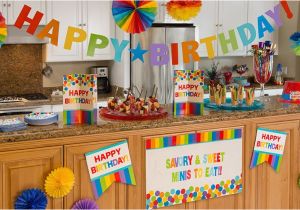 Party City Decorations for Birthday Party Rainbow Birthday Party Supplies Party City