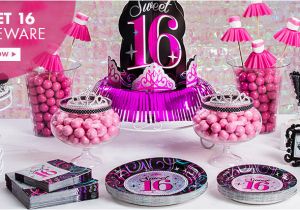 Party City Girl Birthday Decorations 16th Birthday Party Supplies Sweet 16 Party Ideas