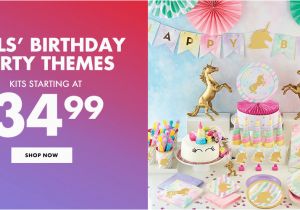 Party City Girl Birthday Decorations Birthday Party Supplies for Kids Adults Party City Canada