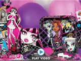Party City Girl Birthday Decorations Monster High Party Supplies Monster High Birthday Ideas