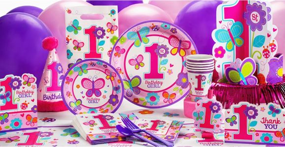 Party City Girl Birthday Decorations Sweet Girl 1st Birthday Party Supplies 1st Birthday