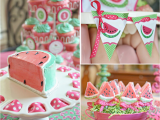 Party Favor Ideas for 1st Birthday Girl Kara 39 S Party Ideas Watermelon Fruit Summer Girl 1st