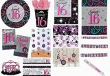 Party Favors 16th Birthday Girl Sweet 16 16th Sixteen Birthday Girls Party Decorations