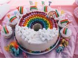 Party Ideas for 6 Year Old Birthday Girl the Rainbow Birthday Cake I Decorated for My 6 Year Old