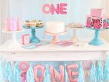 Party themes for 1st Birthday Girls Donut First Birthday Party Connoisseurs Of Celebration