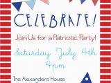 Patriotic Birthday Invitations Patriotic Party Invitations for Memorial Day 4th Of July or