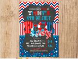 Patriotic Birthday Invitations Patriotic Pool Party Invitation You Print