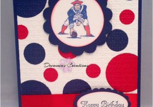 Patriots Birthday Card Great for Any New England Patriots Fan This by